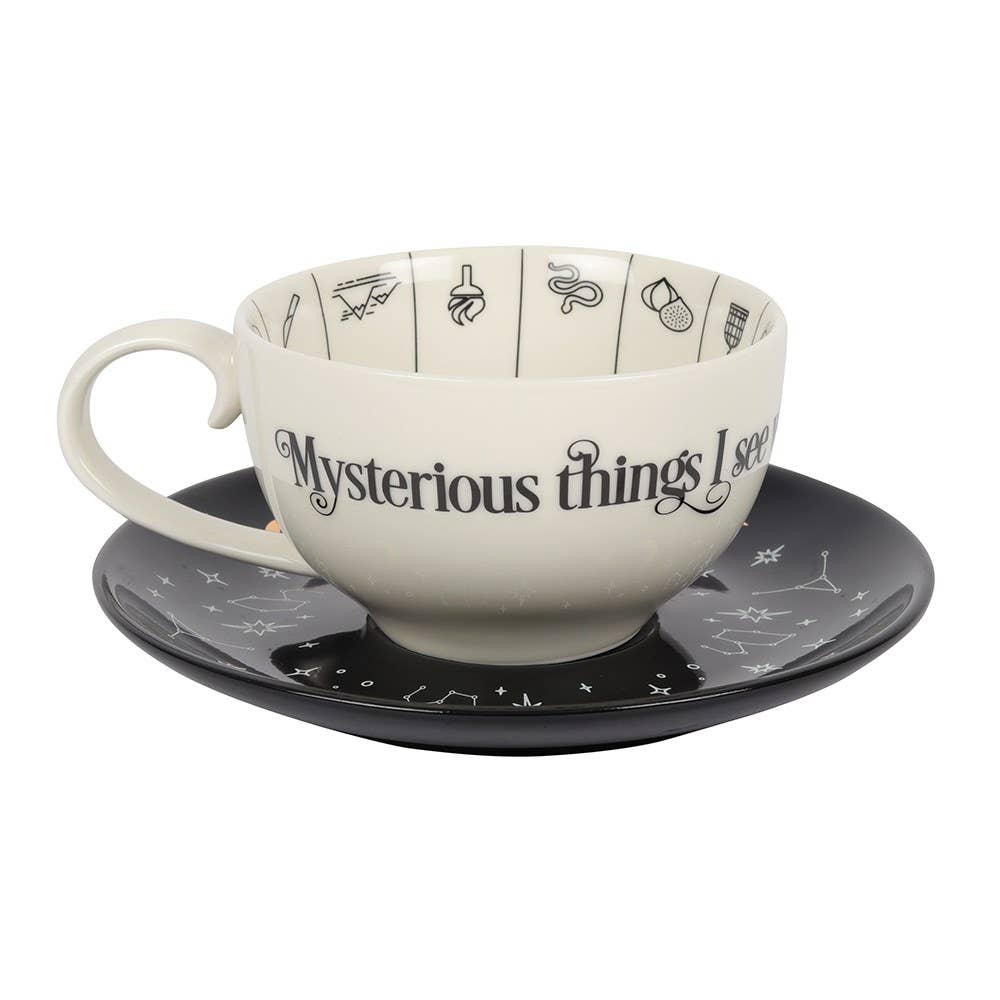 Fortune Telling Teacup Astrological Readings Gaming - Gothic & Alternative Gift - Haunted