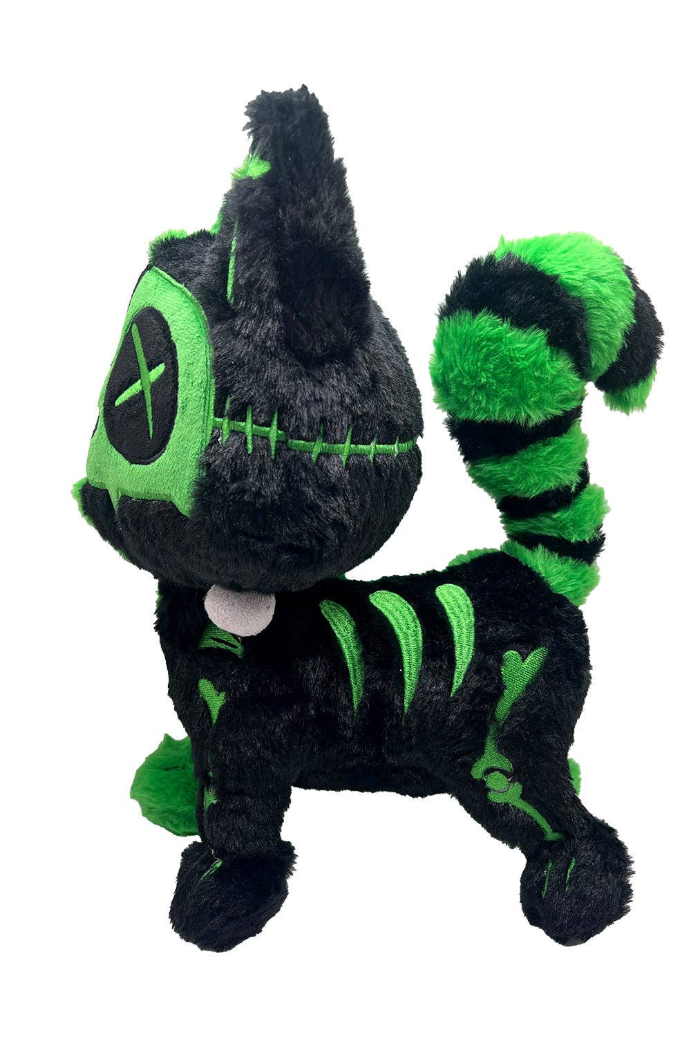 Frankenkitty Plush Frankenstein Kitty Cat Gothic Horror Stuffed Animals - Gothic & Alternative Gift - Haunted
