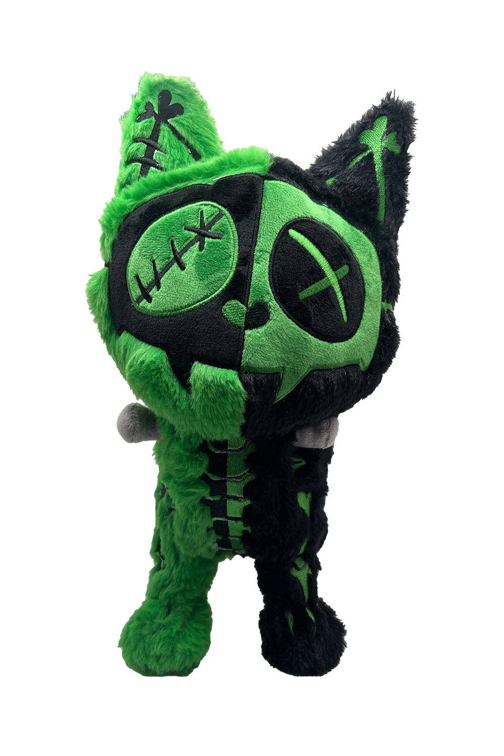 Frankenkitty Plush Frankenstein Kitty Cat Gothic Horror Stuffed Animals - Gothic & Alternative Gift - Haunted