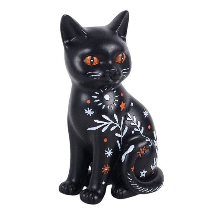 Frightful Folk Black Cat Halloween Magic Ornament Home Decor - Gothic & Alternative Gift - Haunted