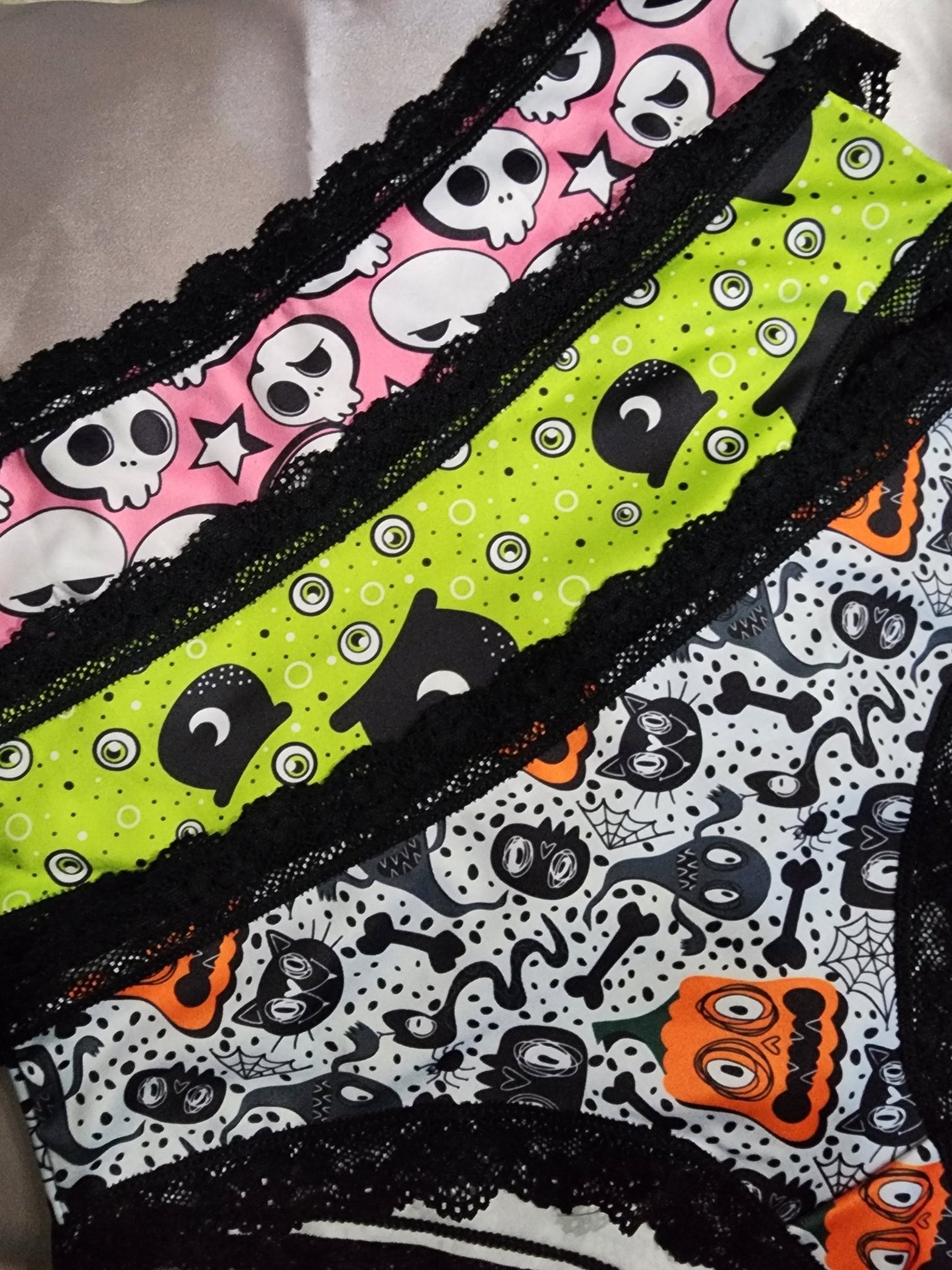 Fun and Spooky Bikini Underwear-Small Clothing - Gothic & Alternative Gift - Haunted