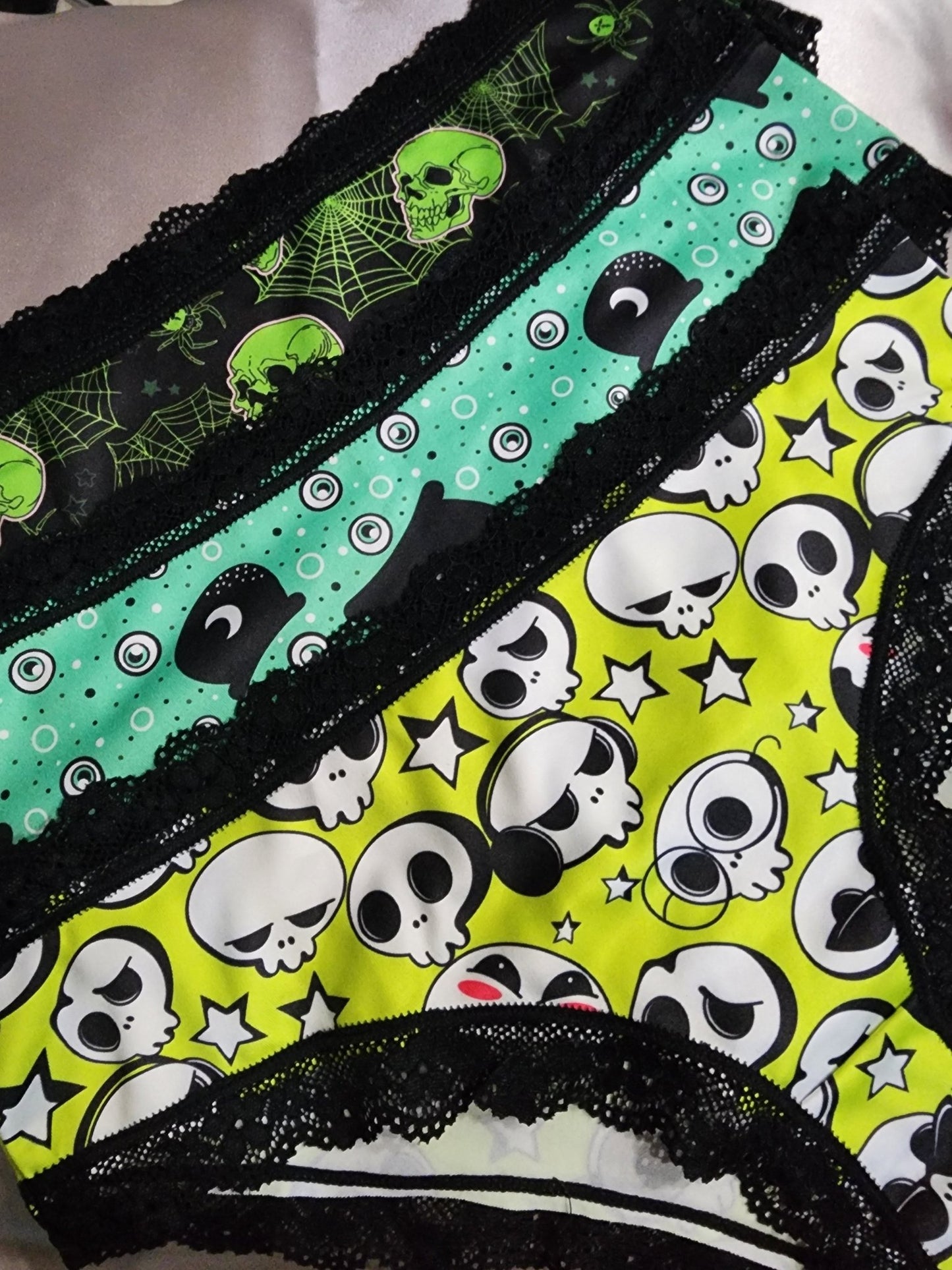 Fun and Spooky Bikini Underwear-Small Clothing - Gothic & Alternative Gift - Haunted