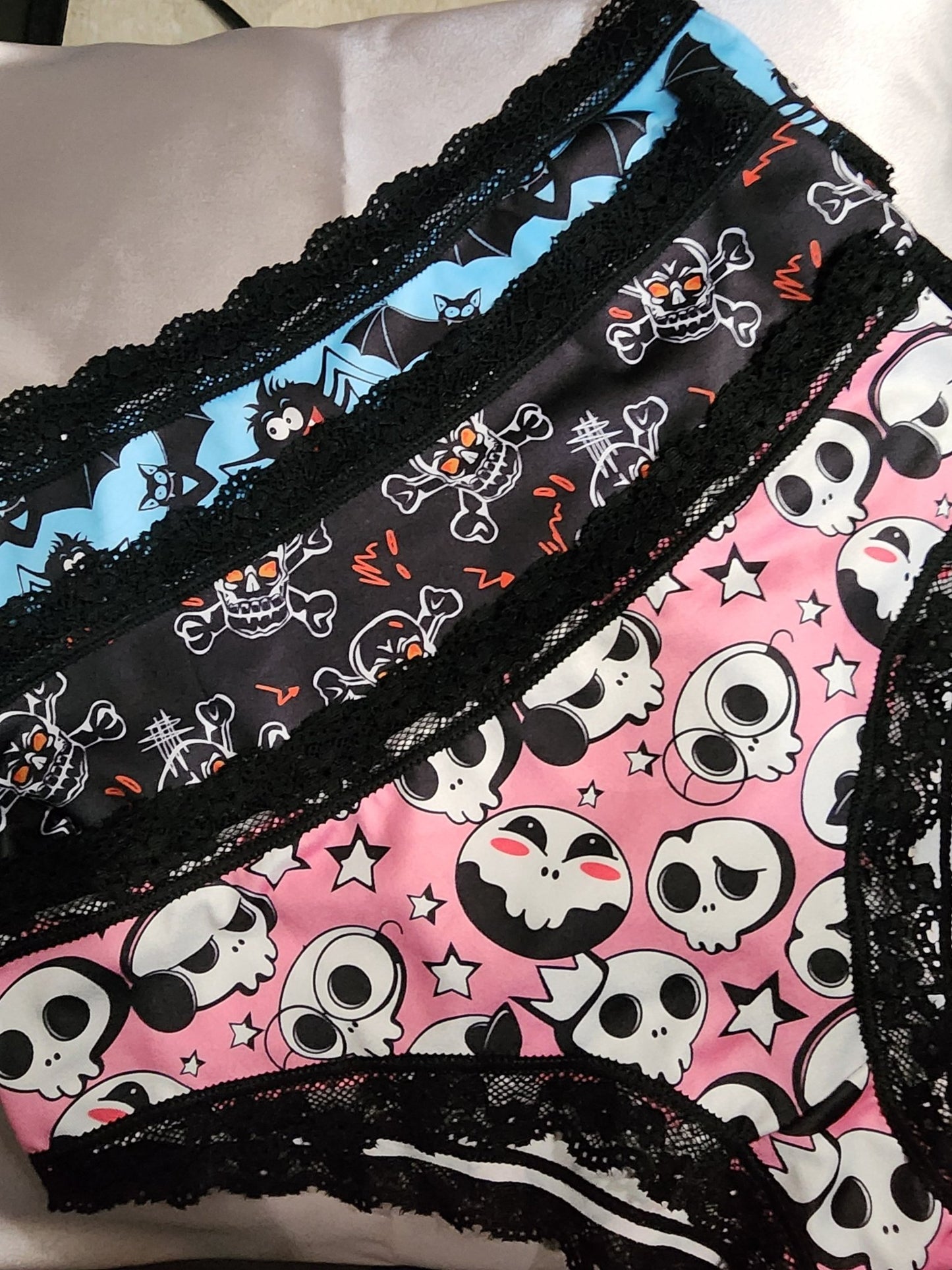 Fun and Spooky Bikini Underwear-Small Clothing - Gothic & Alternative Gift - Haunted