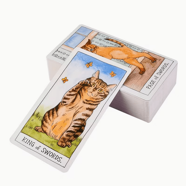 Fun with Cats Cute Tarot Card Deck Witch Supplies - Gothic & Alternative Gift - Haunted