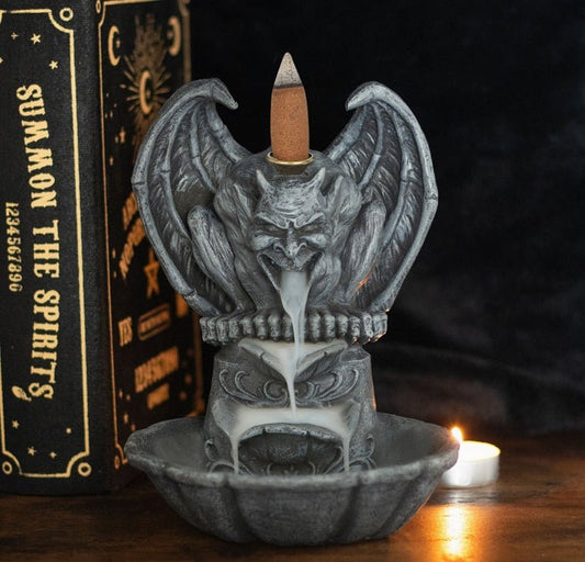 Gargoyle Backflow Incense Cone Burner Incense - Gothic & Alternative Gift - Haunted