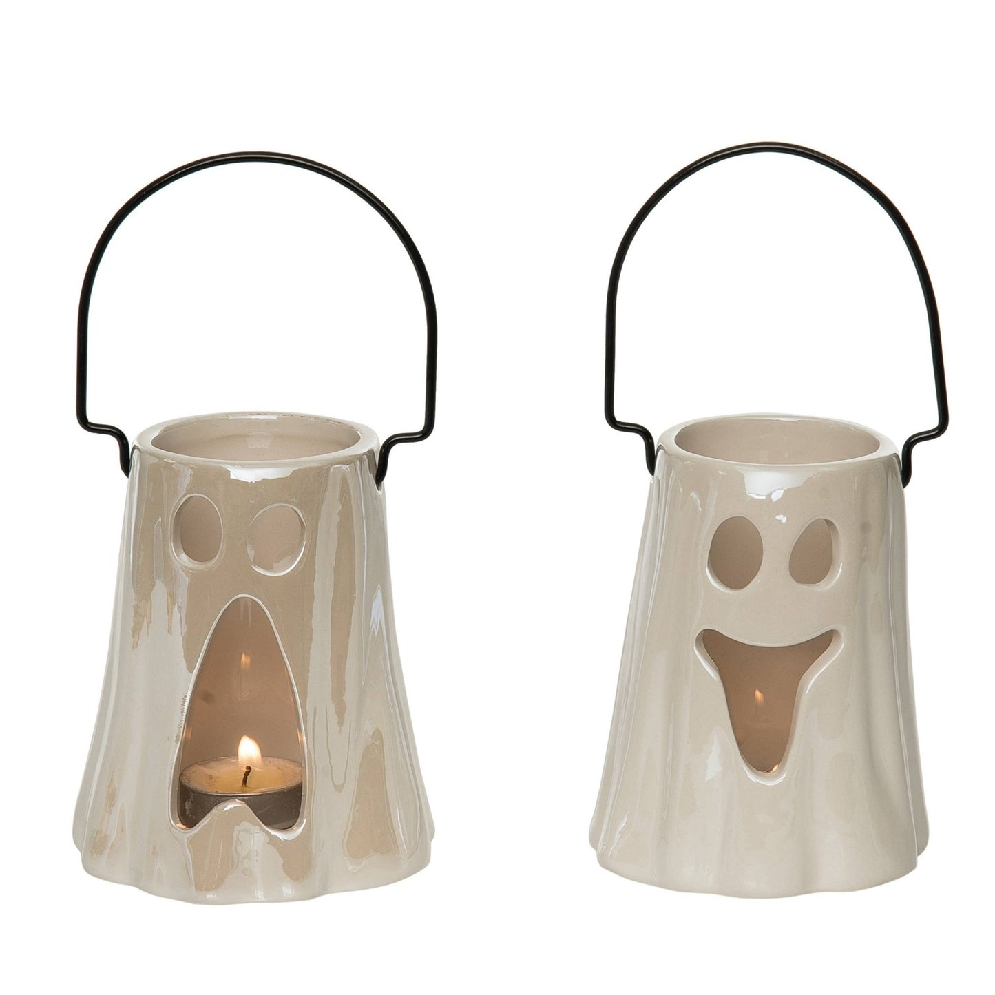 Ghost Candle Holder with handle CLEARANCE Candles - Gothic & Alternative Gift - Haunted