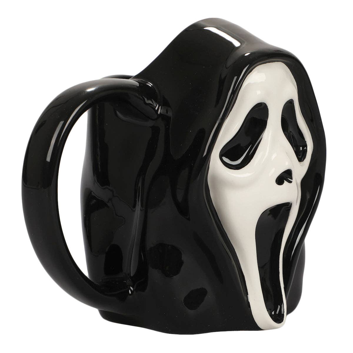 GhostFace 16 oz. Sculpted Ceramic Mug Drinkware - Gothic & Alternative Gift - Haunted