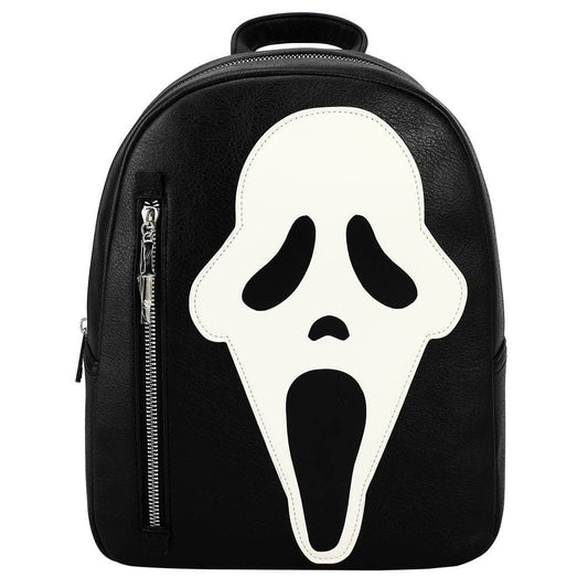 Ghostface Glow in the Dark Horror Movie Character 11-inch Black Mini Backpack Purses and Bags - Gothic & Alternative Gift - Haunted