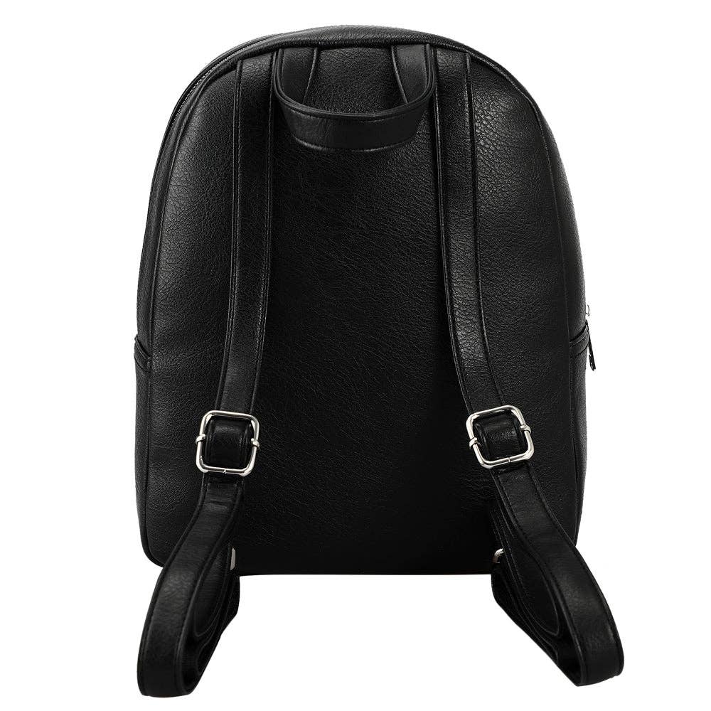 Ghostface Glow in the Dark Horror Movie Character 11-inch Black Mini Backpack Purses and Bags - Gothic & Alternative Gift - Haunted