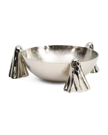 Ghosts Holding Bowl Halloween Barware Kitchenware Candy Dish Serving Bowl Barware - Gothic & Alternative Gift - Haunted