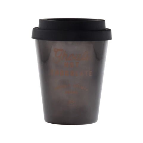 Ghoul's Hot Chocolate Glass Coffee Mug Candle Candles - Gothic & Alternative Gift - Haunted