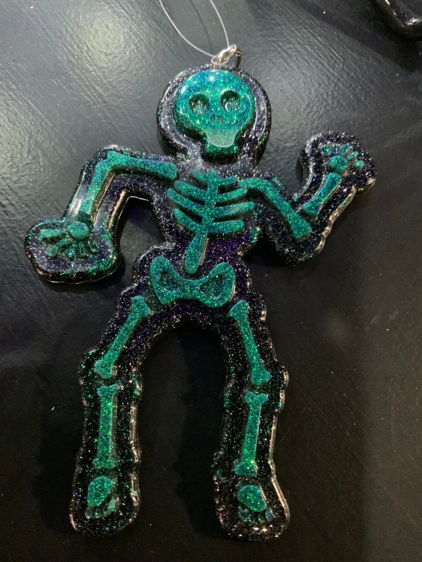 Glitter Skeleton ornament B/G Ornaments - Gothic & Alternative Gift - Haunted