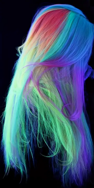 Glow In The Dark Hair Extensions Costumes - Gothic & Alternative Gift - Haunted