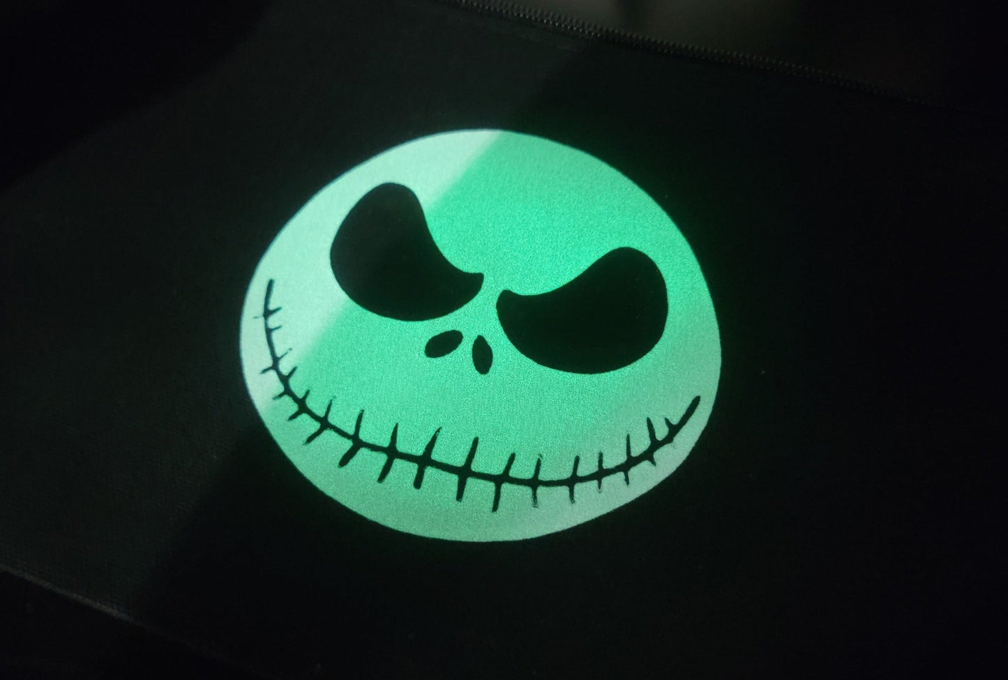 Glow in the Dark Jack Skellington Travel Bag Make up Bag Accessories - Gothic & Alternative Gift - Haunted
