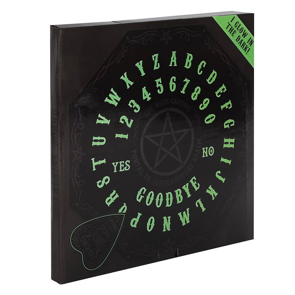 Glow in The Dark Ouija Spirit Board Witch Supplies - Gothic & Alternative Gift - Haunted