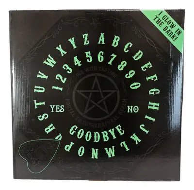 Glow in The Dark Ouija Spirit Board Witch Supplies - Gothic & Alternative Gift - Haunted