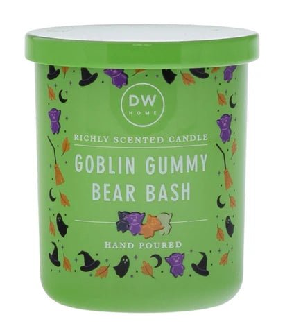 Goblin Gummy Bear Bash - Mini Glass Candle Candles - Gothic & Alternative Gift - Haunted