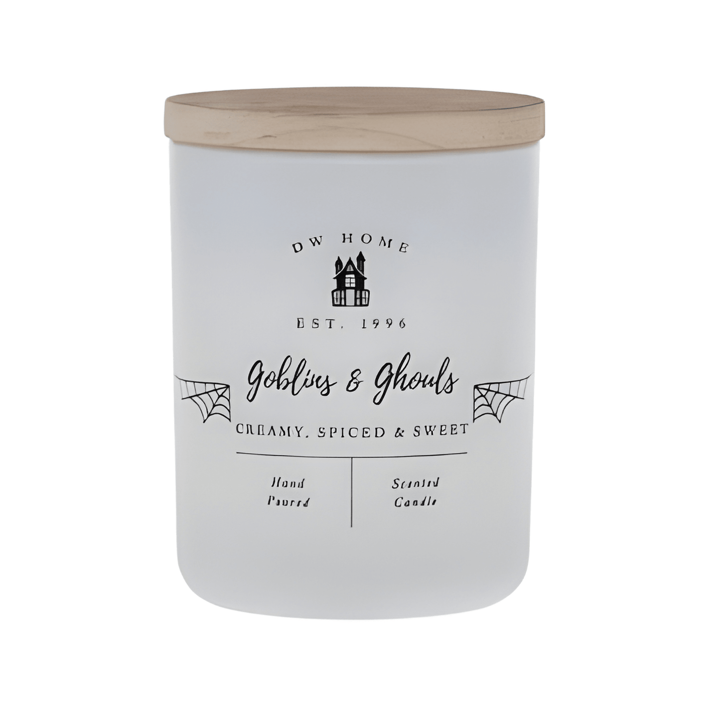 Goblins & Ghouls-Mini Glass Candle creamy, spiced and & sweet Candles - Gothic & Alternative Gift - Haunted