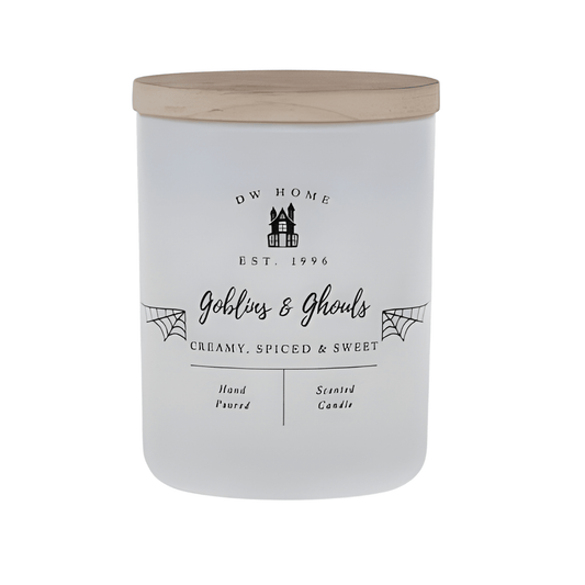 Goblins & Ghouls-Mini Glass Candle creamy, spiced and & sweet Candles - Gothic & Alternative Gift - Haunted