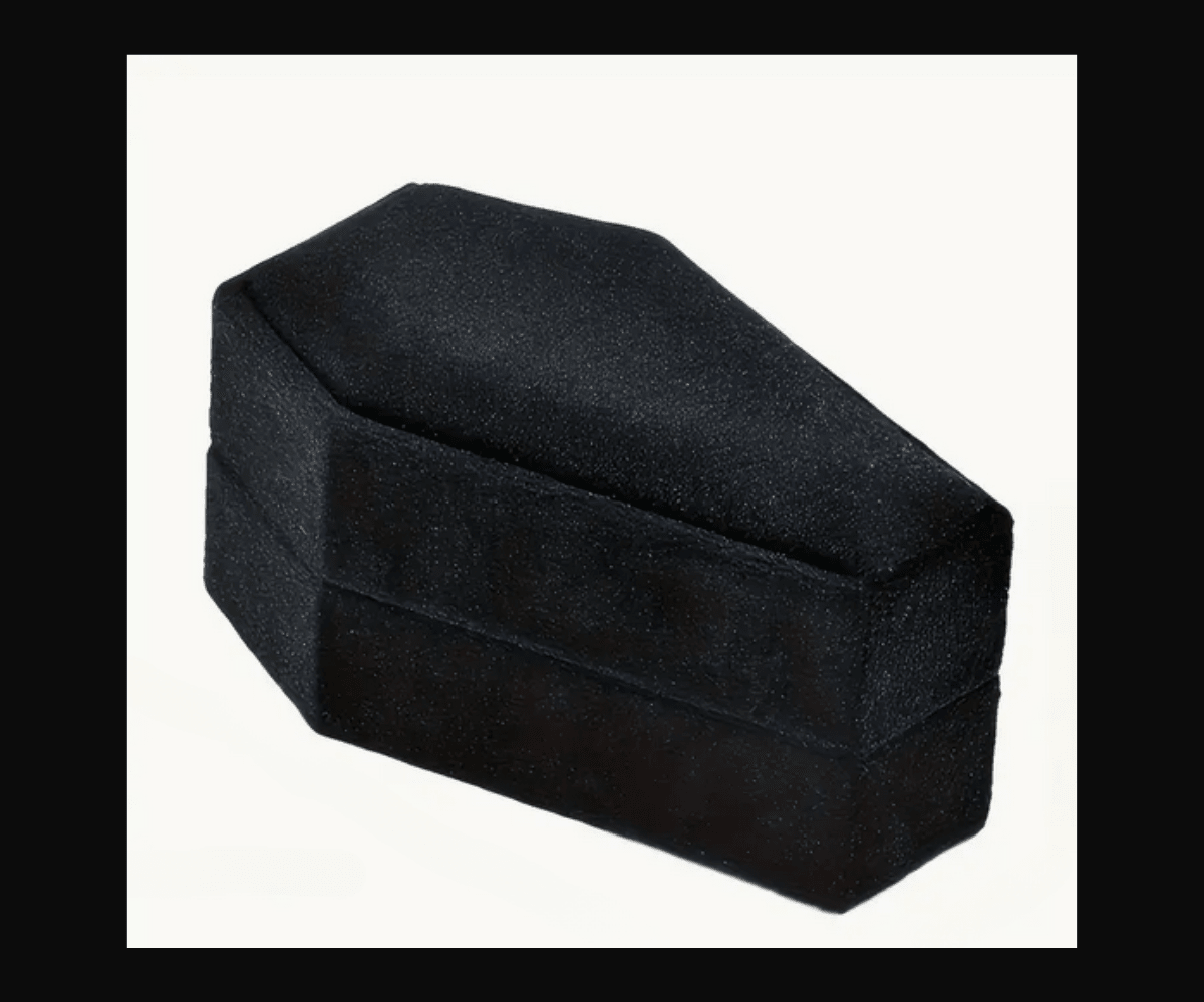 Goth Coffin Jewelry Box Jewelry - Gothic & Alternative Gift - Haunted