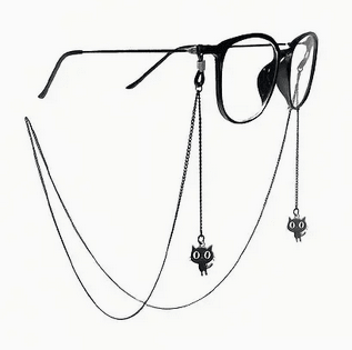 Goth Eye Glass Chain Cross Glasses - Gothic & Alternative Gift - Haunted