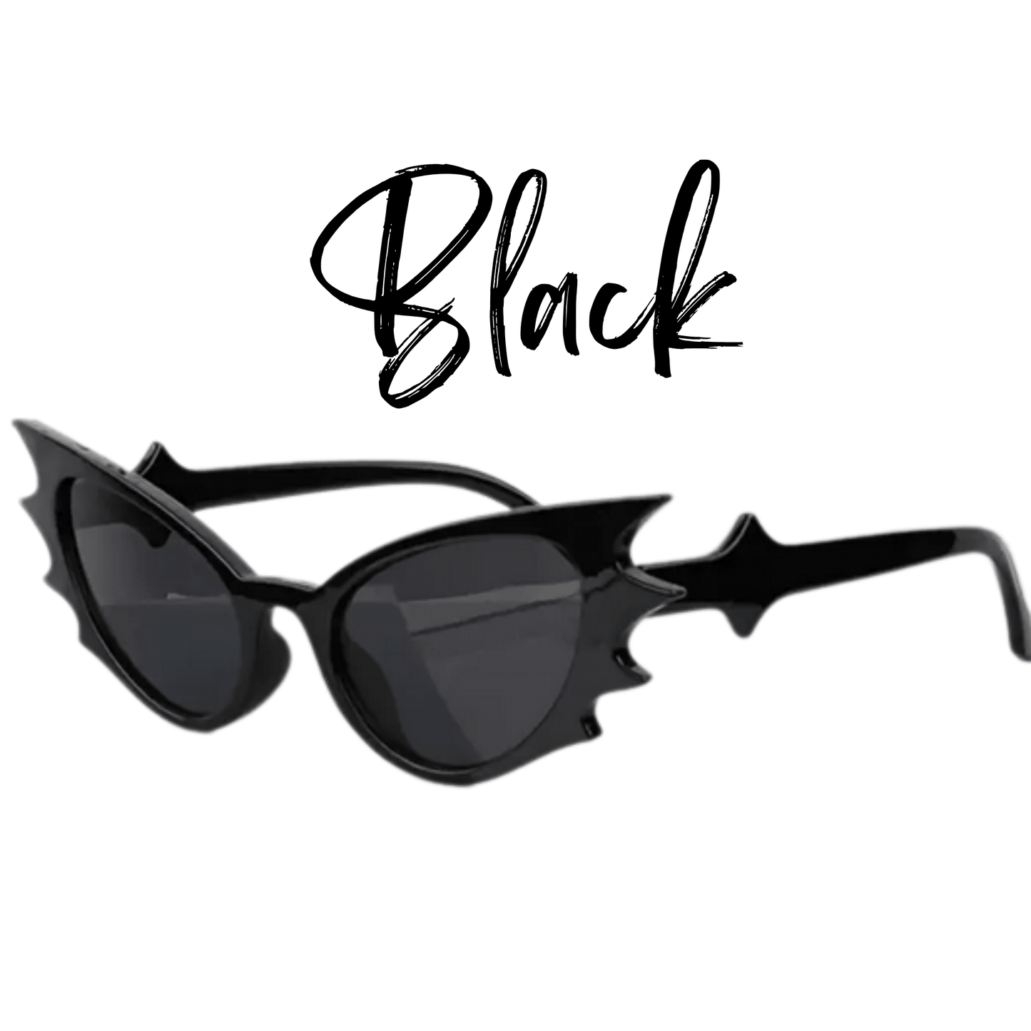Gothic Bat Wing Sun Glasses Black Purple Blue Accessories - Gothic & Alternative Gift - Haunted