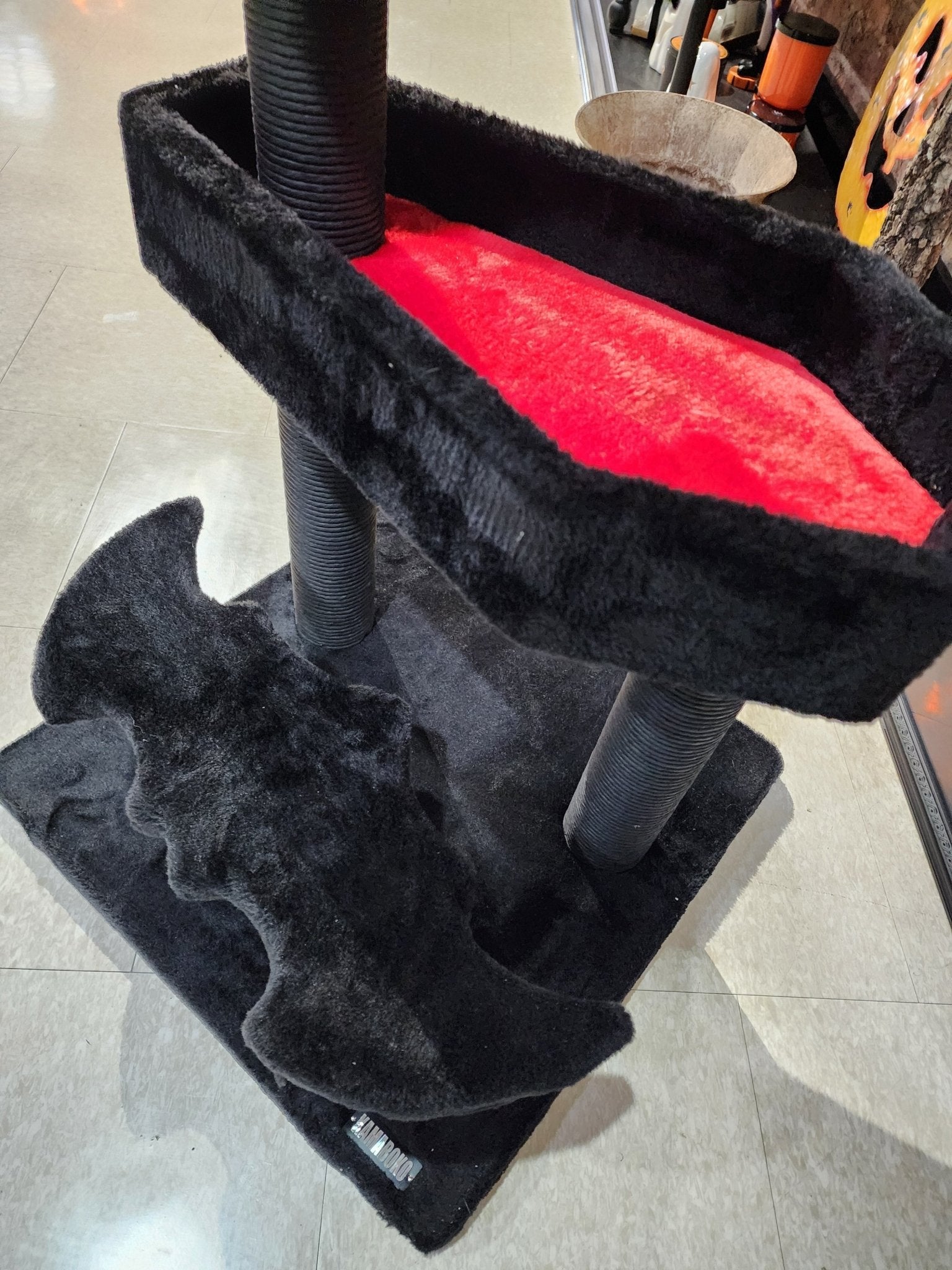 Gothic Cat Tree with Coffin Bed Pet - Gothic & Alternative Gift - Haunted