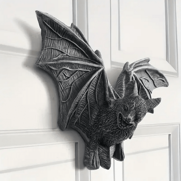 Gothic Flying Bat Wall Art Hanging. Wall Hanging - Gothic & Alternative Gift - Haunted