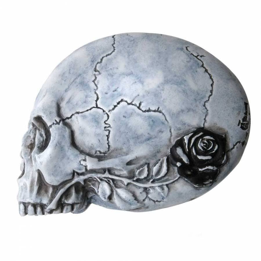 Gothic Nevermore Raven Skull Compact Mirror Beauty - Gothic & Alternative Gift - Haunted