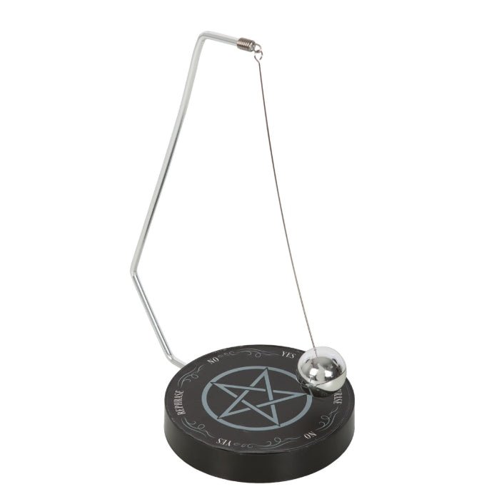 Gothic Pentagram pendulum decision maker Crystals - Gothic & Alternative Gift - Haunted