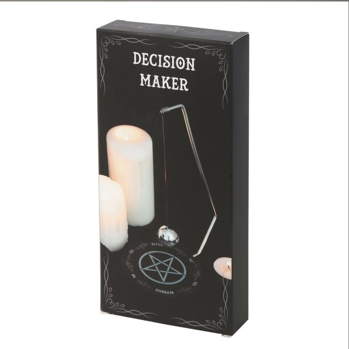 Gothic Pentagram pendulum decision maker Crystals - Gothic & Alternative Gift - Haunted