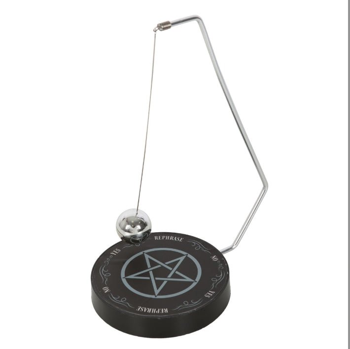 Gothic Pentagram pendulum decision maker Crystals - Gothic & Alternative Gift - Haunted