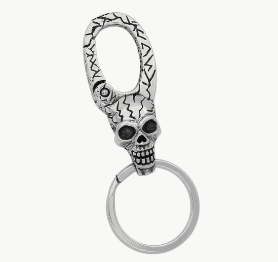 Gothic Skull Key Chain-Stainless Steel Jewelry - Gothic & Alternative Gift - Haunted