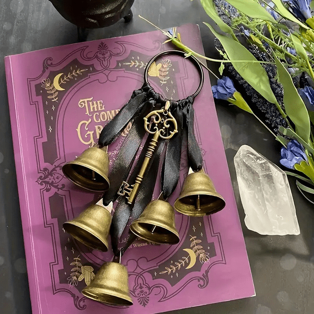 Gothic Witch Bells-Wind Chime Home Decor - Gothic & Alternative Gift - Haunted