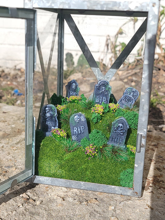 Graveyard Lantern Hand-made - Gothic & Alternative Gift - Haunted