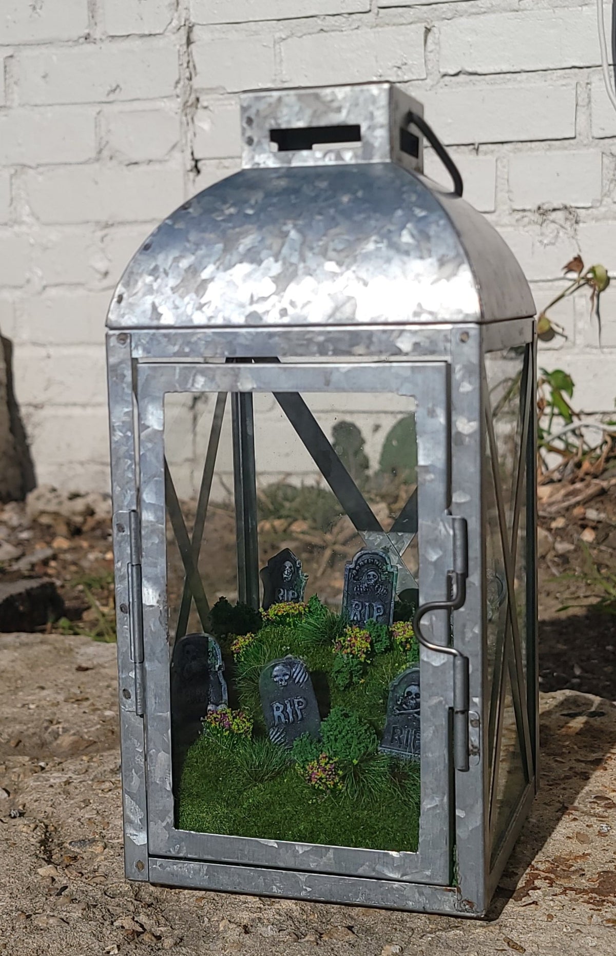 Graveyard Lantern Hand-made - Gothic & Alternative Gift - Haunted