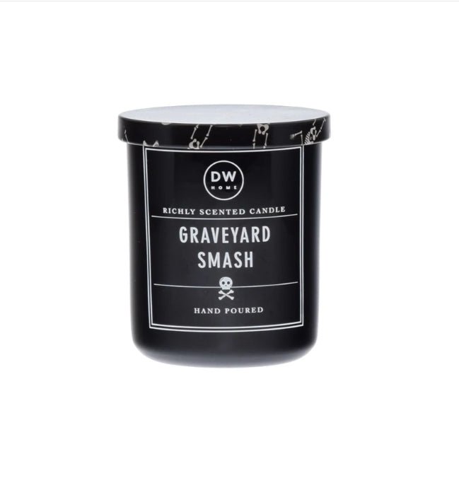 Graveyard Smash Halloween - Mini Glass Candle BEST SELLER apple, whiskey spices Candles - Gothic & Alternative Gift - Haunted
