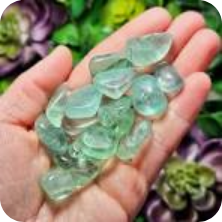 Green Fluorite Crystal Hand Stone Crystals - Gothic & Alternative Gift - Haunted