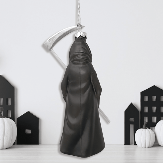 Grim Reaper Horror Glass Ornament Gothmas, Christmas, Creepmas, Holiday Ornaments - Gothic & Alternative Gift - Haunted