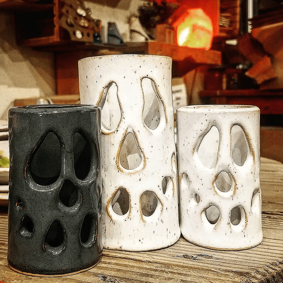 Halloween Ghost Luminary Handmade: Large Home Decor - Gothic & Alternative Gift - Haunted
