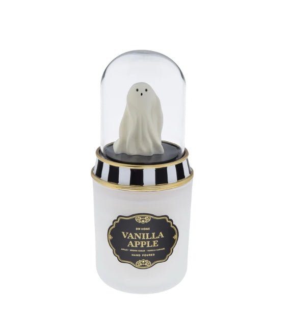Halloween Ghost Vanilla Apple Glass Candle Candles - Gothic & Alternative Gift - Haunted
