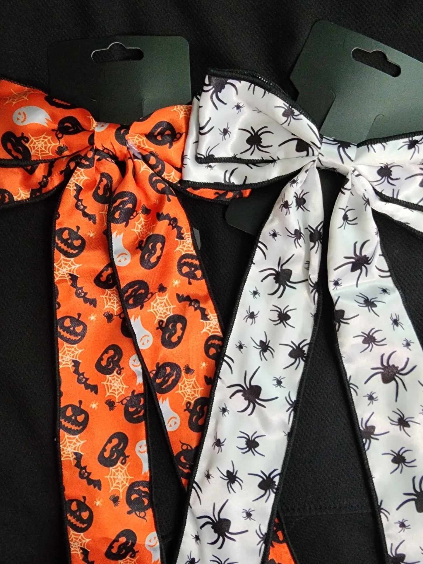 Halloween Hair Ribbon Barrette Accessories - Gothic & Alternative Gift - Haunted