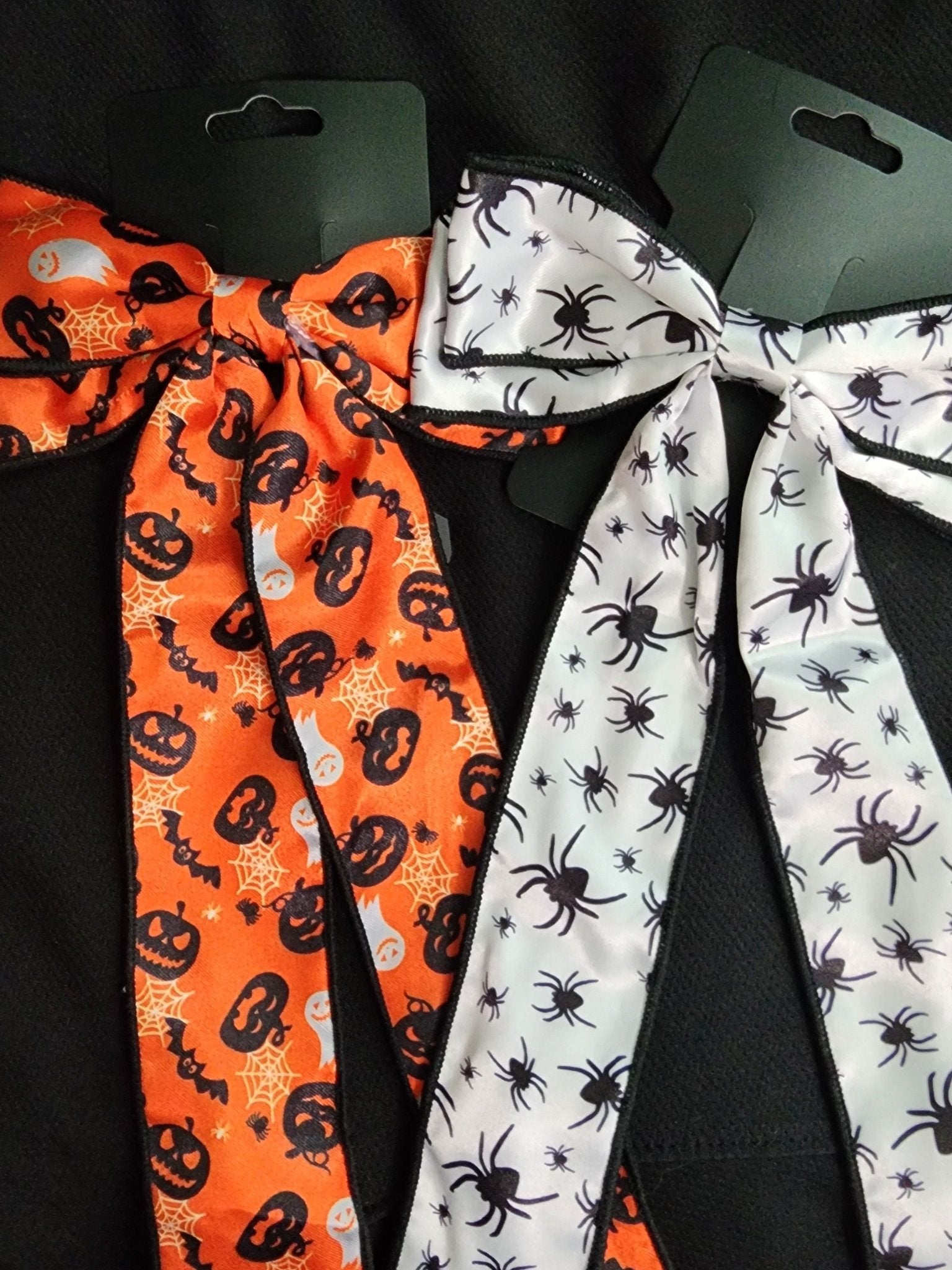 Halloween Hair Ribbon Barrette Accessories - Gothic & Alternative Gift - Haunted
