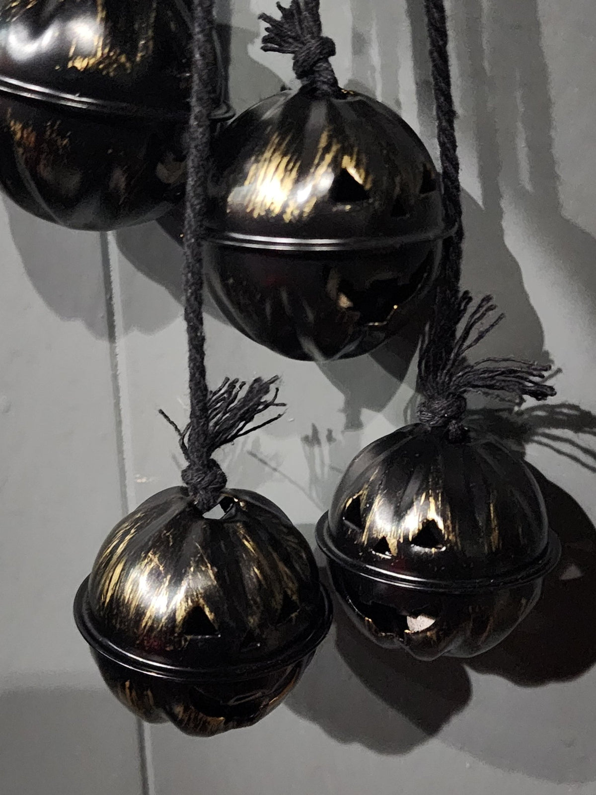 Halloween Jack-o-Lantern Pumpkin Bells-Wind Chime Home Decor - Gothic & Alternative Gift - Haunted