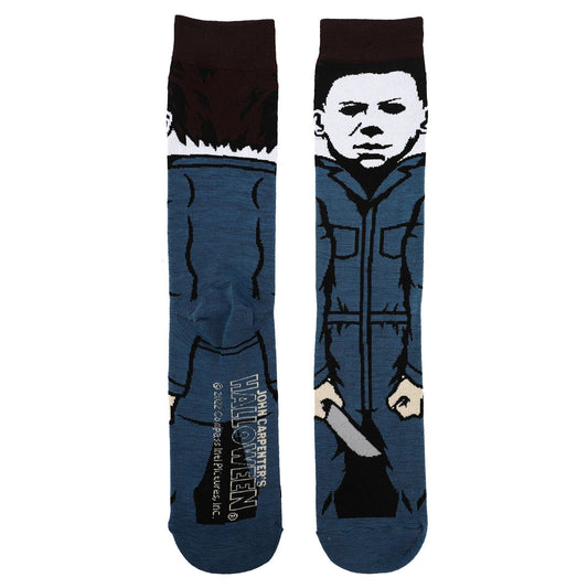 Halloween Michael Myers 360 Character Men's Casual Crew Socks Accessories - Gothic & Alternative Gift - Haunted