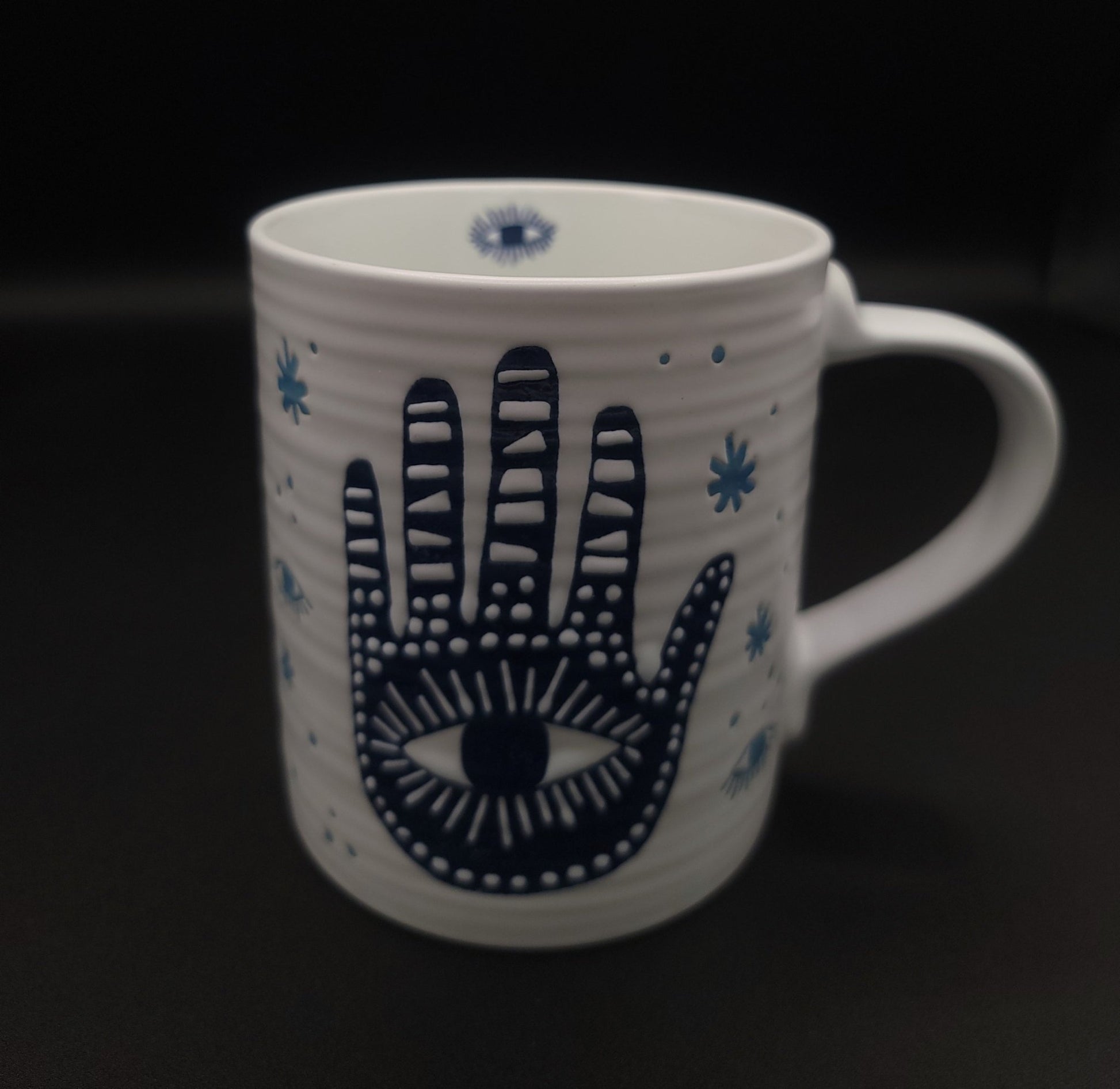 Hamsa Hand Mug Drinkware - Gothic & Alternative Gift - Haunted