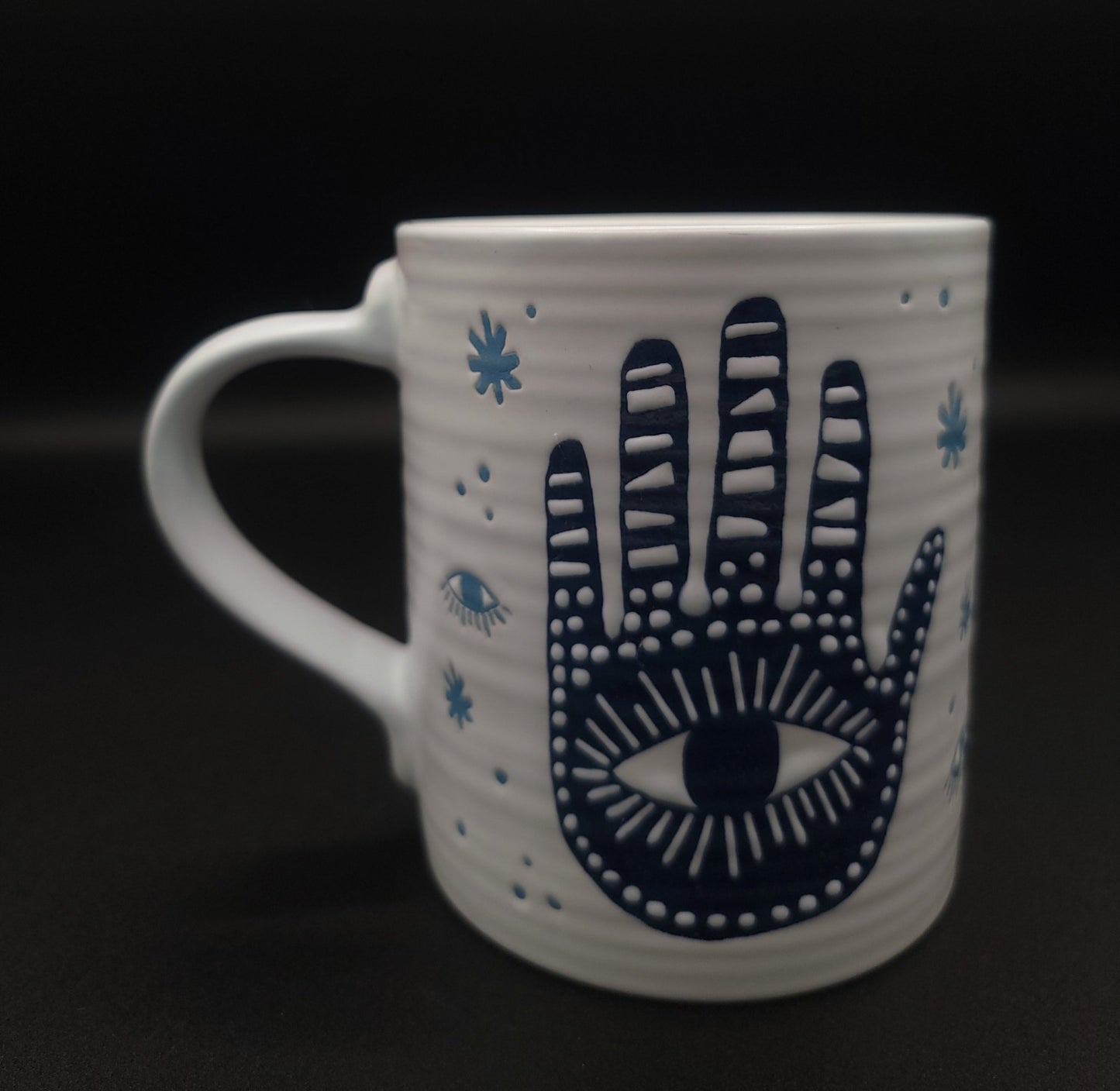 Hamsa Hand Mug Drinkware - Gothic & Alternative Gift - Haunted