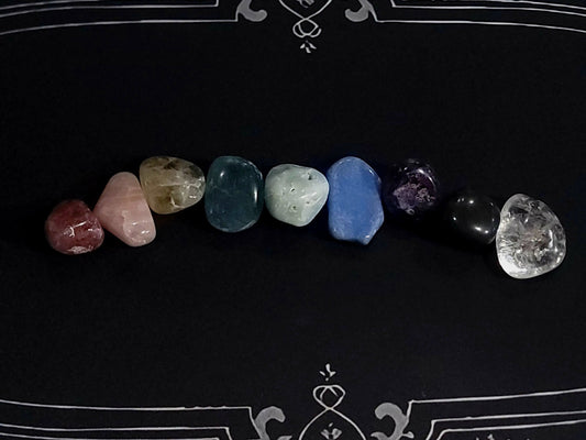 Hand-stone Crystal Collection Deluxe Set - Gothic & Alternative Gift - Haunted