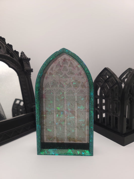 Handmade Glowing Cathedral Arch Trinket Dish Home Decor - Gothic & Alternative Gift - Haunted