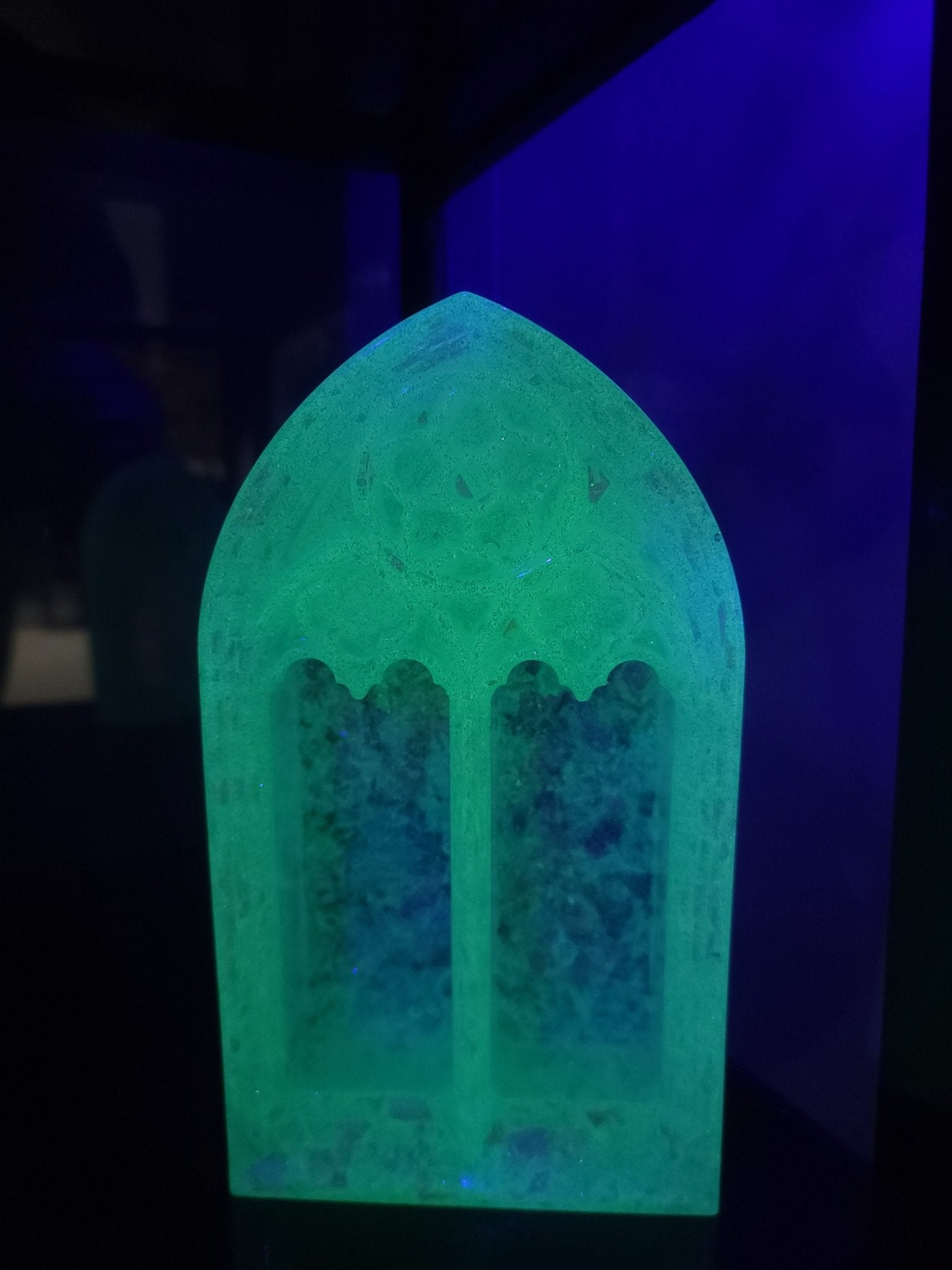 Handmade White Glowing Cathedral Arch Display Home Decor - Gothic & Alternative Gift - Haunted